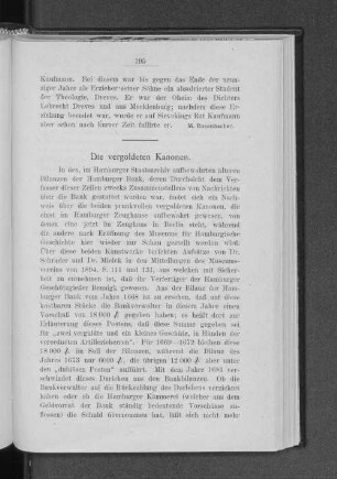 Die vergoldeten Kanonen.