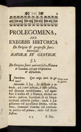 3-39, Prolegomena, seu Exegesis Historica