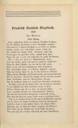 Friedrich Gottlieb Klopstock