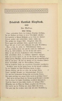 Friedrich Gottlieb Klopstock