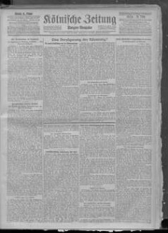 Kölnische Zeitung. 1803-1945