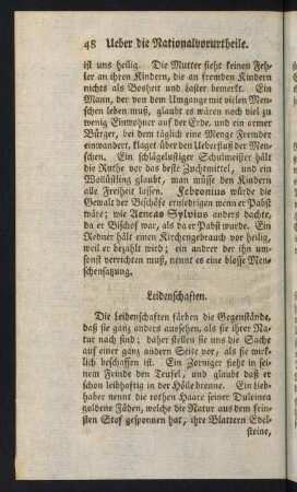 48-49, Leidenschaften