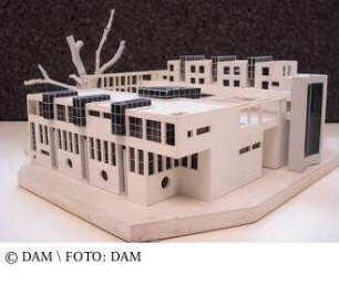 LZB Darmstadt, WBW - Modell des Gesamtgebäudes (Einsatz)