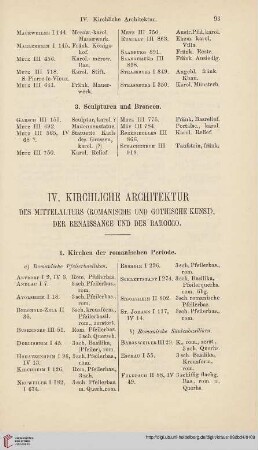 IV. Kirchliche Architektur