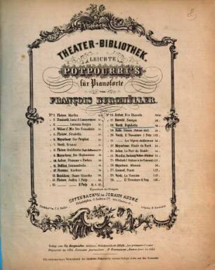 Rigoletto : [Potpourri] für Pianoforte