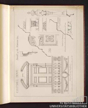 Coleshill Hovse: Details of the Staircase Etc.