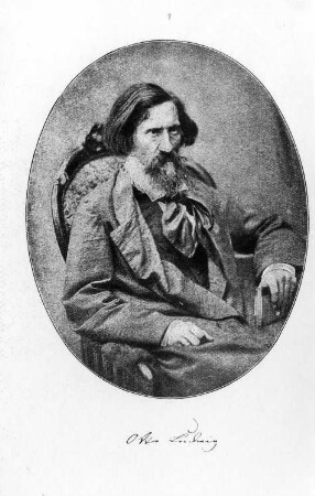 Triebischtal-Garsebach. Otto Ludwig aus Eisfeld (1813-1865), Porträt, Repro