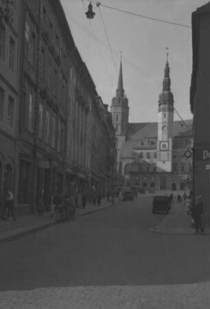 Bautzen: Straße zum Rathaus