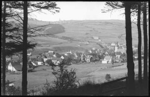 Geising. Blick nach Geising und Altenberg