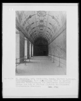 Real Sitio de San Lorenzo de El Escorial — Palast der Bourbonen — Schlachtensaal