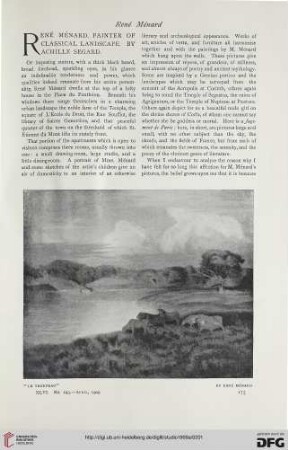 46: René Ménard : painter of classical landscape