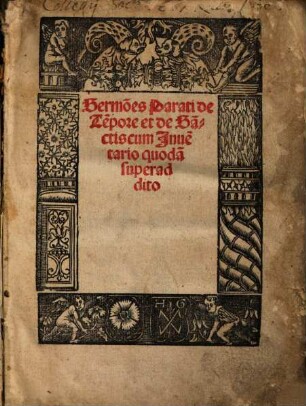 Sermo[n]es Parati de Te[m]pore et de Sa[n]ctis cum Inue[n]tario quoda[m] superaddito