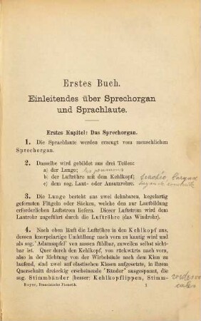 Französische Phonetik für Lehrer und Studierende