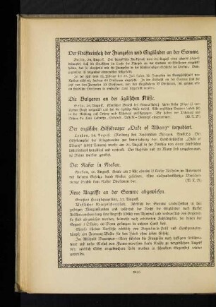 Neue Angriffe an der Somme abgewiesen.