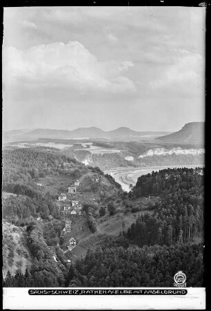Rathen an der Elbe mit Amselgrund