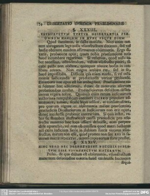 §. XXXIII. Usumfructum Tuetur Observantia Per Omnem Hassiam In Hunc Usque Diem