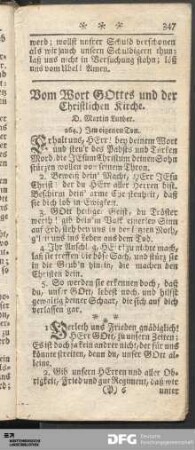 Vom Wort GOttes und der Christlichen Kirche.