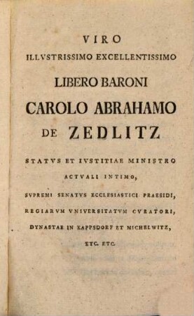 Vita Et Memoria Viri Illvstris Christiani Adolphii Klotzii ... Die Vltimo Decembris Anni Secvli Hvivs LXXI. Beate Defvncti