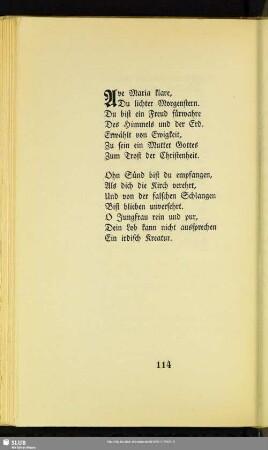 [Ave Maria klare]