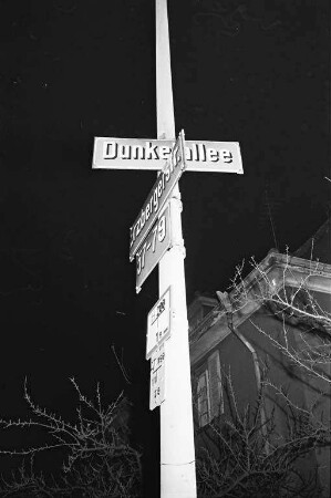 Stadtratsbeschluss zur Umbenennung der Dunkelallee.