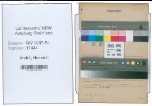Entnazifizierung Heinrich André , geb. 18.02.1898 (Landesamtmann)