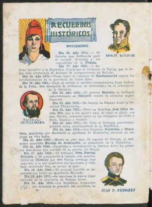 Recuerdos históricos