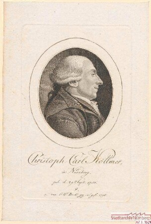 Christof Karl Köllmer; geb. 29. September 1756
