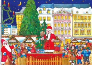 Adventskalender "Chemnitzer Weihnachtsmarkt mit Siegertschem Haus"