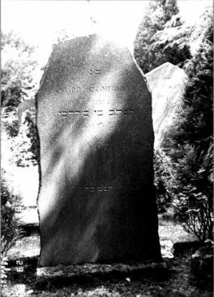 Grabstein 271 (Index: 100109534) Material: Granit Zustand: gut Maße HxBxT: 150x70x18 cm Beschreibung: Stele mit unschaften Konturen Besonderheit: Doppelgrab: Grabstein 271