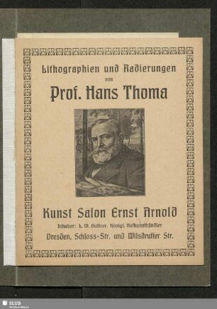 Lithographien und Radierungen von Prof. Hans Thoma