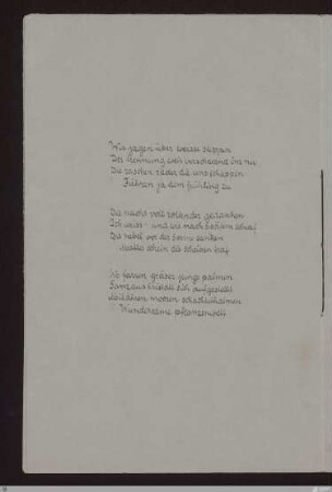 Wir jagen über weisse steppen (Verjährte Fahrten III) : [SW II: H14(Pilgerfahrten)]; [SW II, S. 52/118]