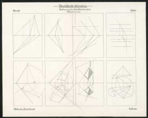Übung in Darstellender Geometrie: Geometrische Flächen