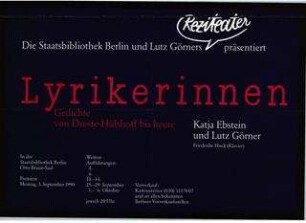 Lyrikerinnen Gedichte von Droste-Hülshoff bis heute