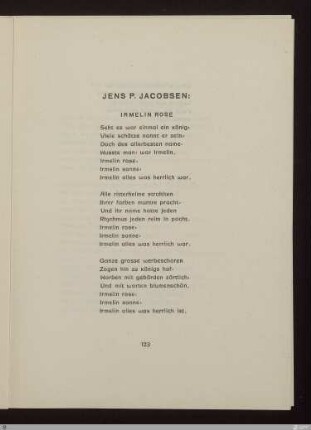 Irmelin Rose : [SW XV: keine Sigle]; [SW XV, S. 105/156] / Jens P. Jacobsen