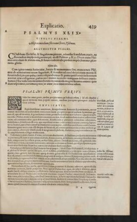 Psalmus XLIX.