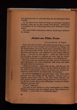 Abschied vom wilden Westen