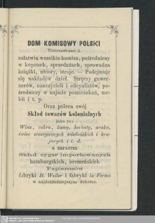 Dom Komisowy Polski