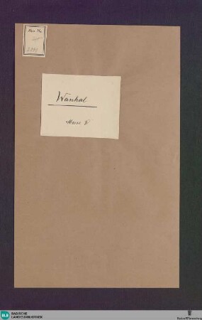 Masses - Don Mus.Ms. 2000 : V (4), orch, org; D; WeiV 19. D1