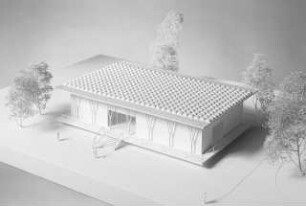 Deutscher Pavillon, Venedig Umgestaltung: Ansicht des Ausstellungsmodells 1:100 (Modellfoto) (Beitrag zur Deutschen Werkbund Ausstellung »this is modern« Venedig 2014)