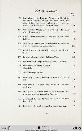 Speisezimmer (Nr. 161-213)