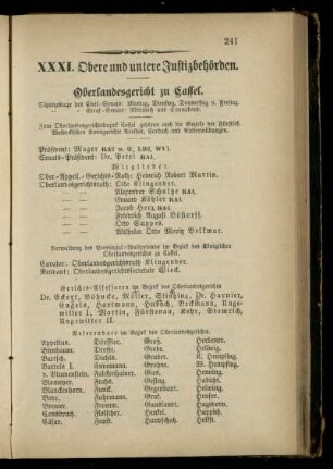 Obere und untere Justizbehörden