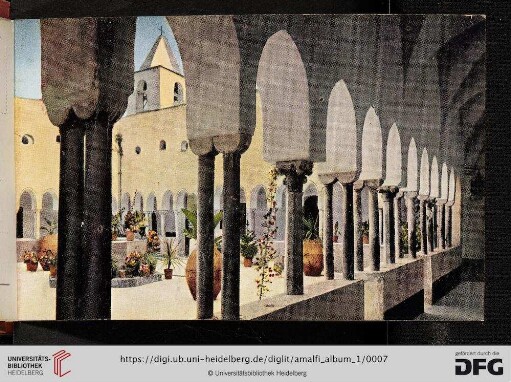 Amalfi - Chiostro costruito da S. Francesco