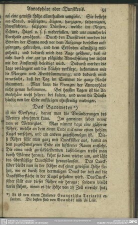 Das Barometer