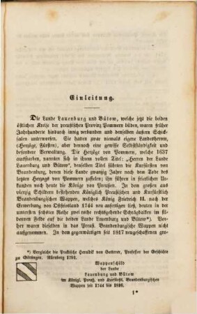 Geschichte der Lande Lauenburg und Bütow, 1