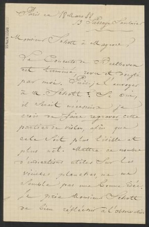 Brief an B. Schott's Söhne : 21.04.1888