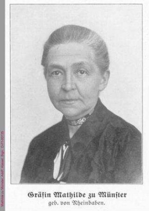 Porträt von Mathilde zu Münster