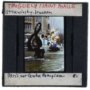 Paris, Saint Phalle, Tinguely, Fontaine Stravinsky