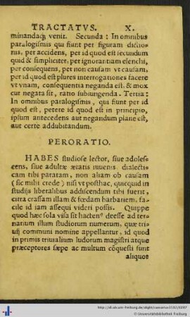 Peroratio