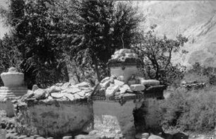 Indien. Kashmir. Ladakh. Chörten bei Panamik