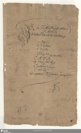 Ich habe Lust abzuscheiden - Mus.1862-E-506 : V (4), Coro, orch, bc